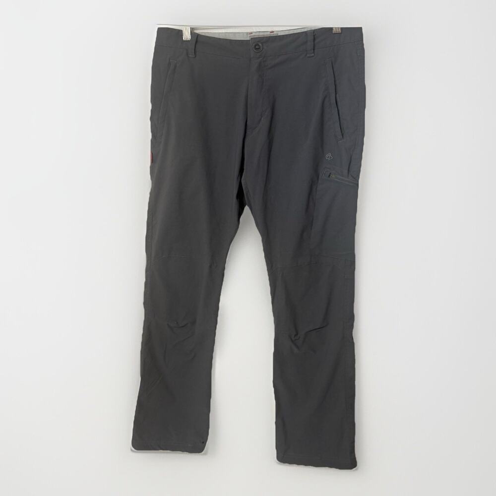 Craghoppers NosiLife Insect Shield Convertible II Pants Gray Mens 34R(32)